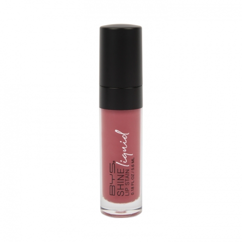 Shine Liquid Lip Stain Wild Rose - Bys Cosmetics