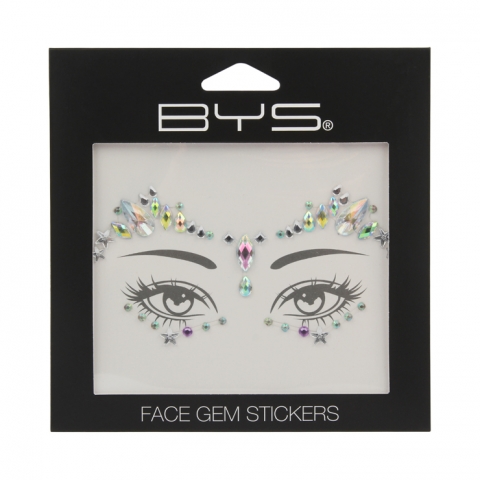 Face Gem Stickers Prismatic Star - BYS Cosmetics